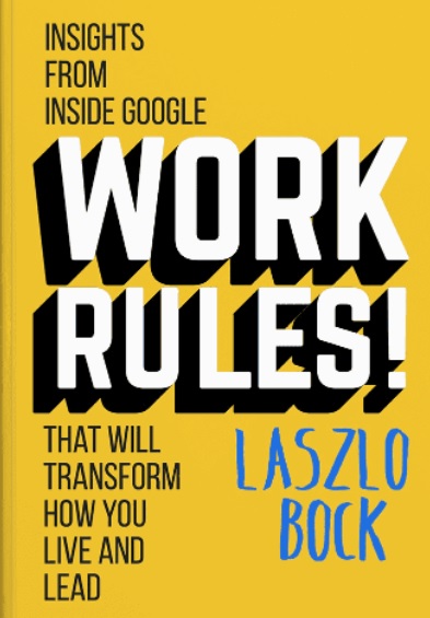 Google HR Tecrübesi kitabı